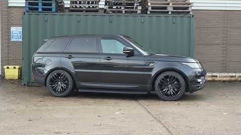 FITTING SIDESTEPS TO THE RANGE ROVER SPORT L494  | SIDESTEPS.CO.UK