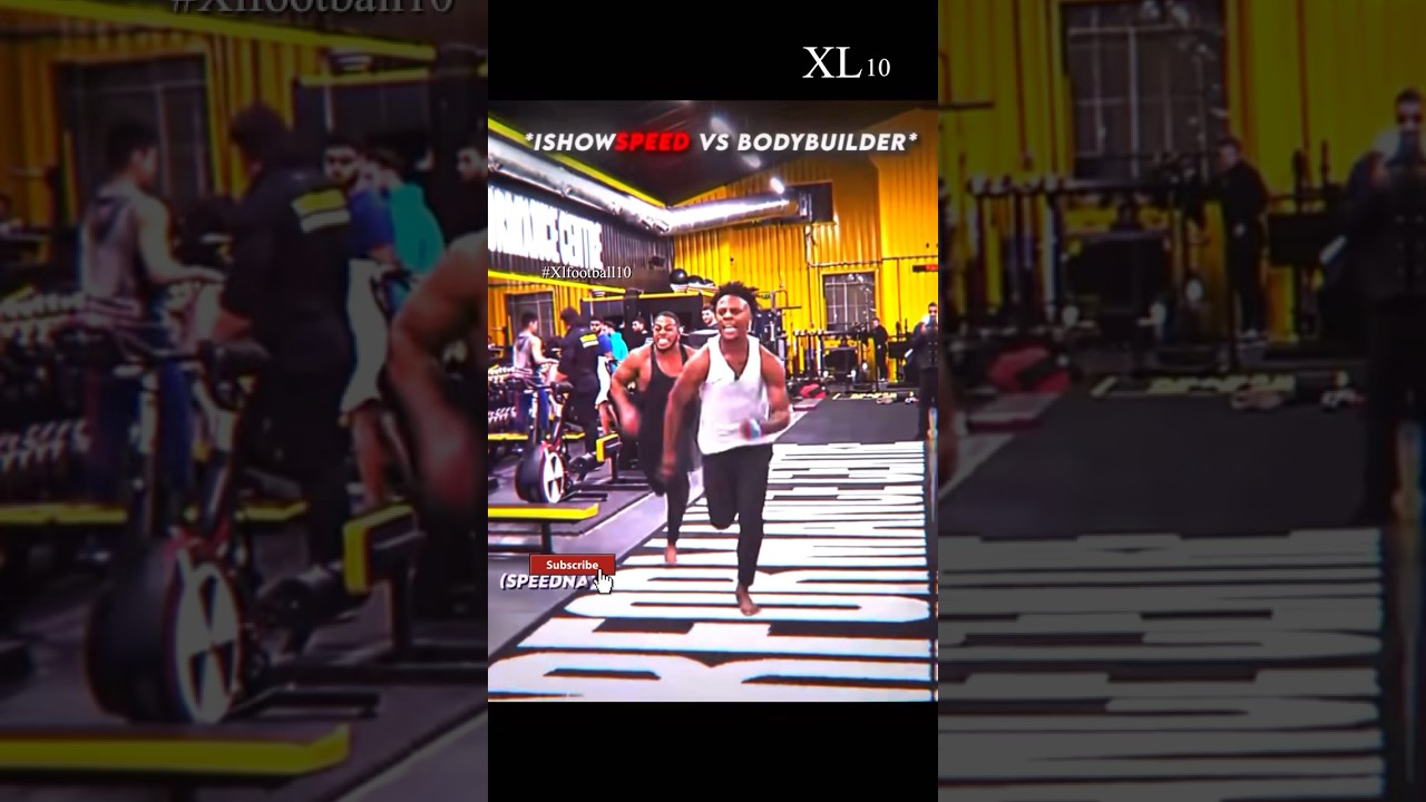 iShowSpeed Vs BodyBuilder Race🤯🔥