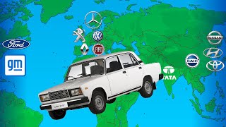 Les grands pays de l'industrie automobile !