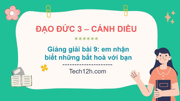 Giảng bài 9: em nhận biết những bất hoà với bạn | Đạo đức 3 Cánh diều