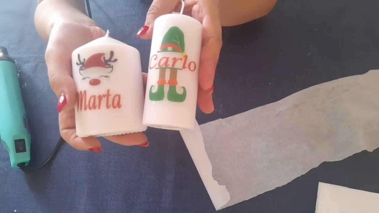 come trasferire immagini sulle candele