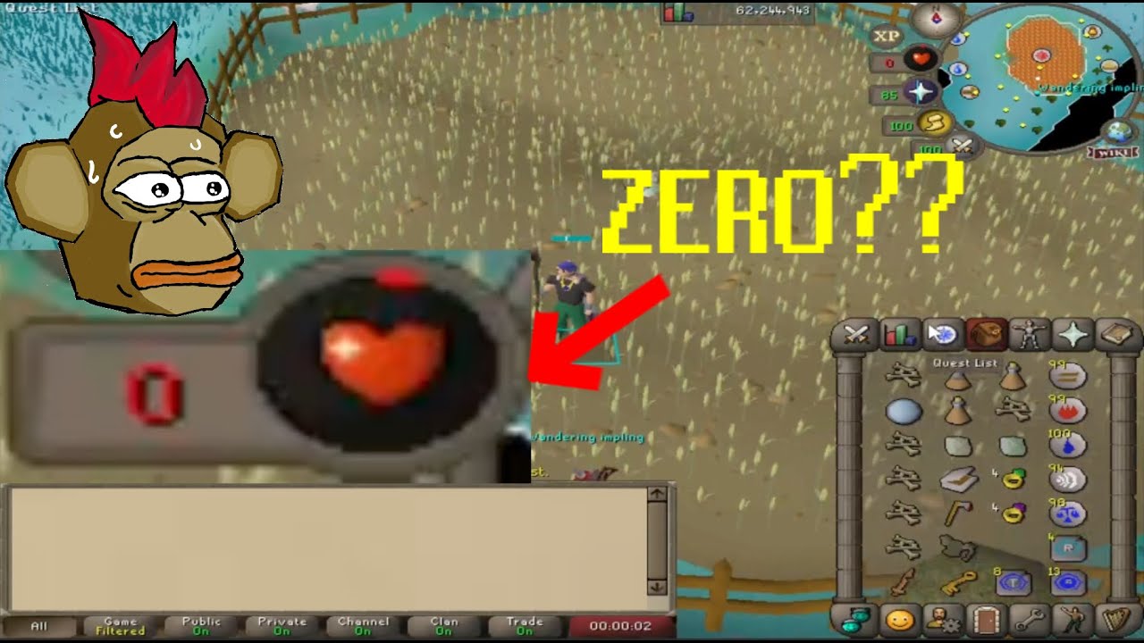 Zero HP OSRS YouTube