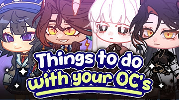 8 Fun things to do with you OCs! 🥰🫣
