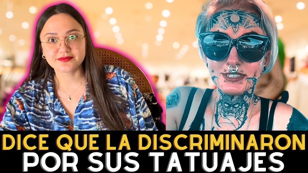 vieja tatuada se queja de que no le dieron trabajo en tienda departamental, cosas de TIKTOK