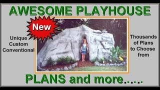 Playhouse Plans - How To Build A Playhouse - Easy Step By Step Playhouse Plans