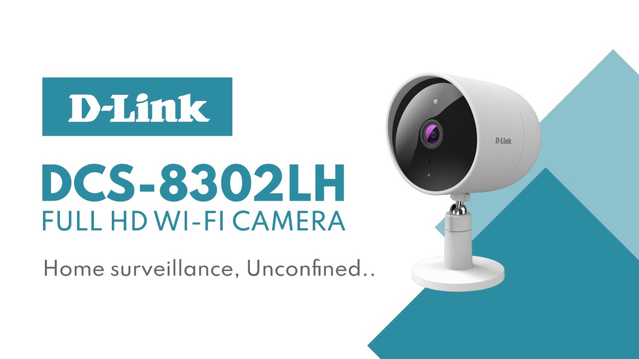 D-Link DCS-8302LH Full HD Outdoor Wi-Fi Camera - YouTube