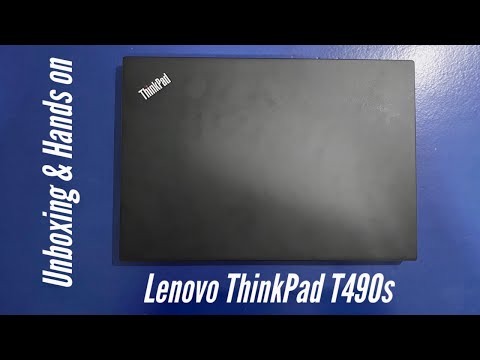 Lenovo ThinkPad T490s Unboxing & Hands On! Whats new?