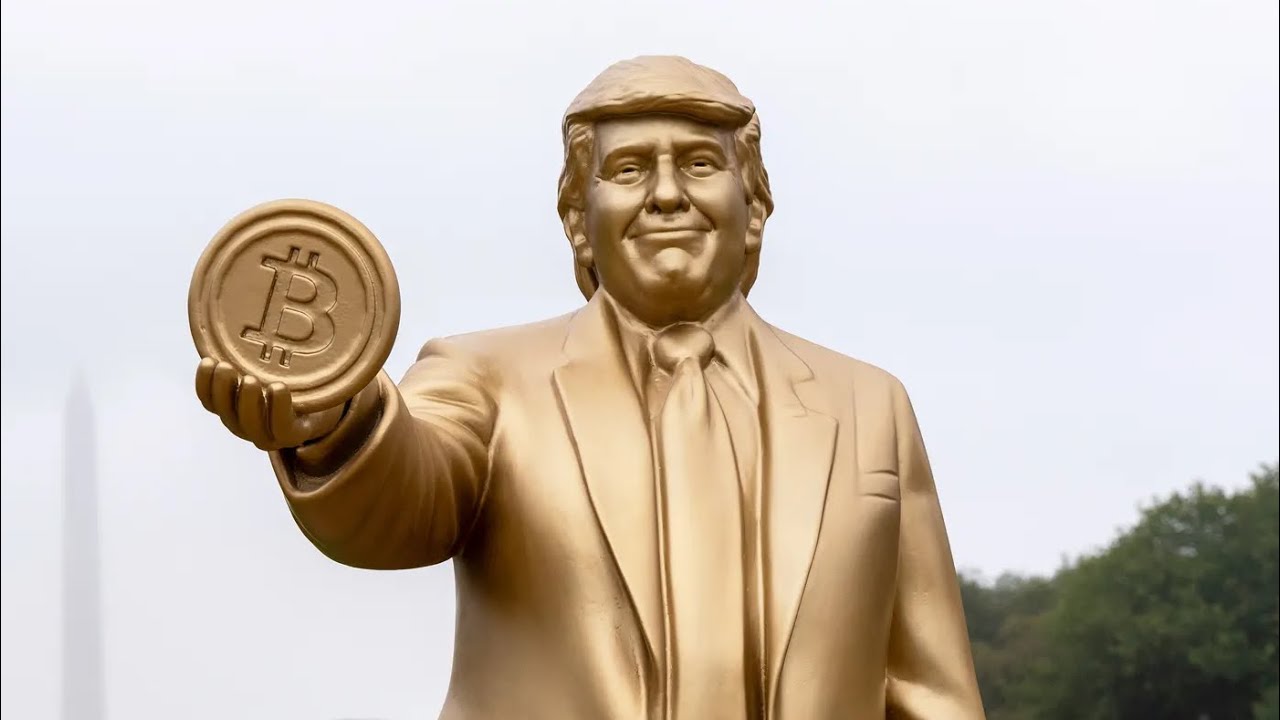 Trump Statue Holding Bitcoin is Another Preview To The Mark