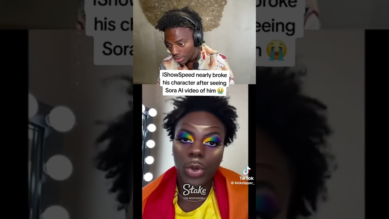 IShowspeed Nearly broke his character of Seeing AI videos of him 🤣