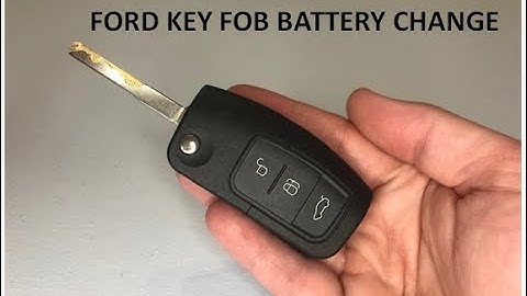 Ford Fiesta Key Fob Battery Replacement, Focus, Mondeo, S Max