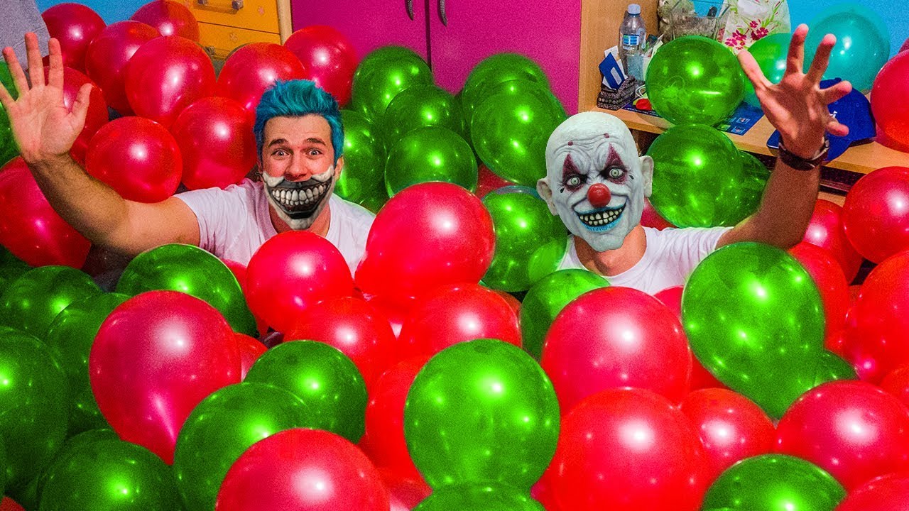 SAVRŠENA OSVETA! SOBA PUNA BALONA *PRANK RATOVI*