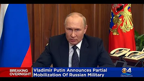 Putin Says He Will Mobilize 300,000 Reserve Troops, Hints At Use Of Nuclear Weapons