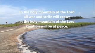 Creation Will Be at Peace