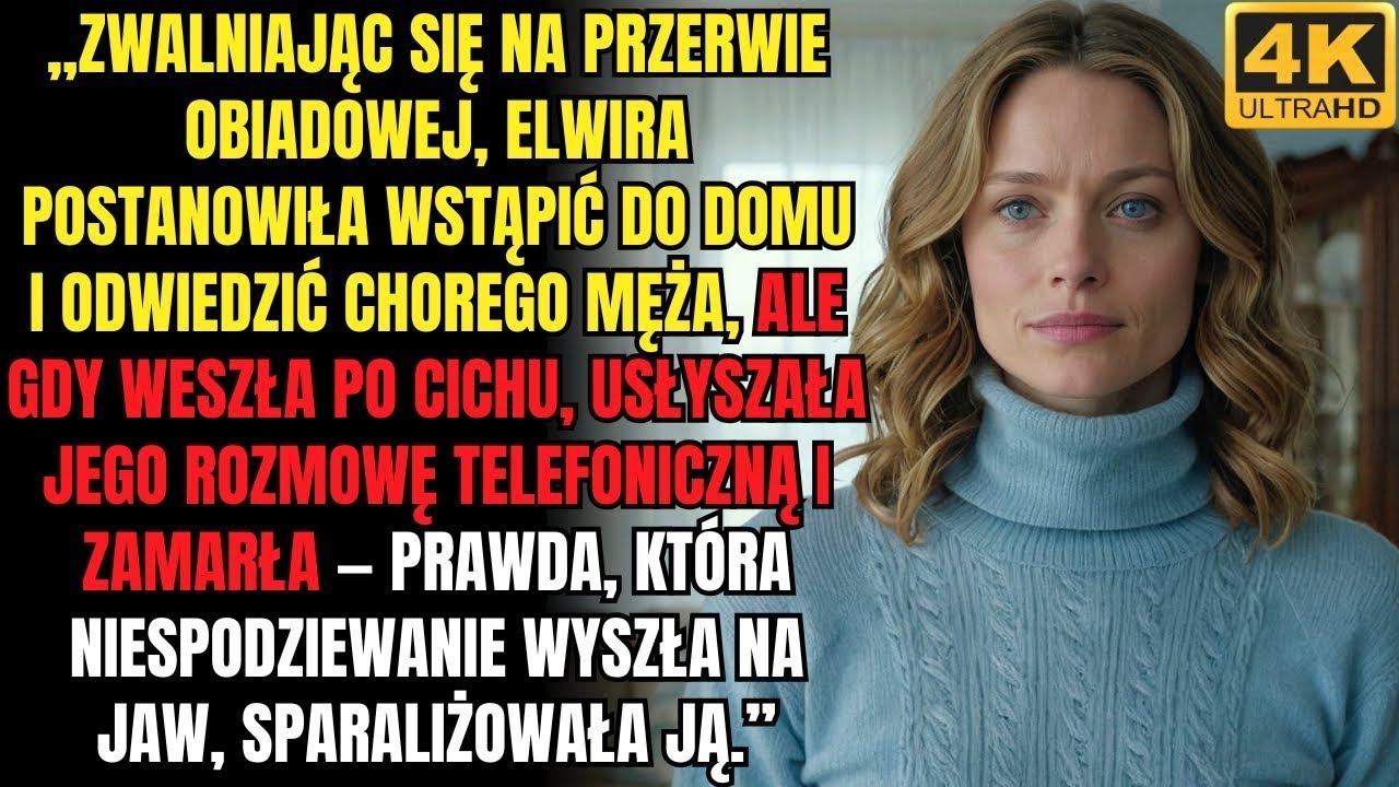 „Poszłam odwiedzić mojego chorego męża, ale gdy weszłam po cichu, zamarłam – to, co usłyszałam,