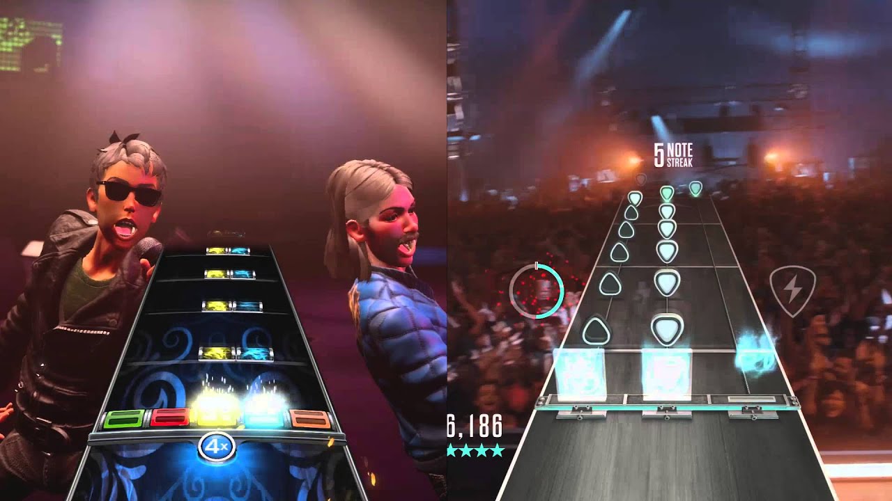 Rock Band 4 vs Guitar Hero Live My Songs Know What You