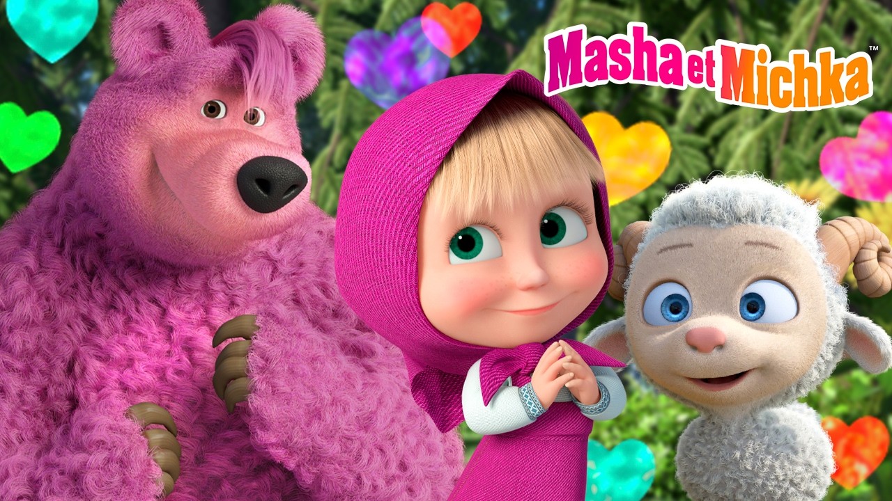 🐏🩵 Qui me fait rougir ? 🥰💗 Collection d'épisodes 👱‍♀️🐻 Masha et Michka