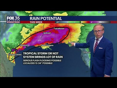 Orlando PM Weather Forecast:  Tropical chances in the Gulf, major Orlando heat