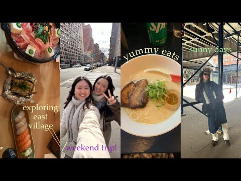 life in new york pt 2 ll yummy eats & exploring east village, my fav neighborhood!
