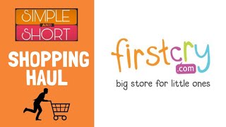 Firstcry Shopping Haul 2021