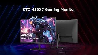 KTC H25X7】Pro-Level 24.5” FHD Gaming Monitor — 360/400Hz OC, Fast