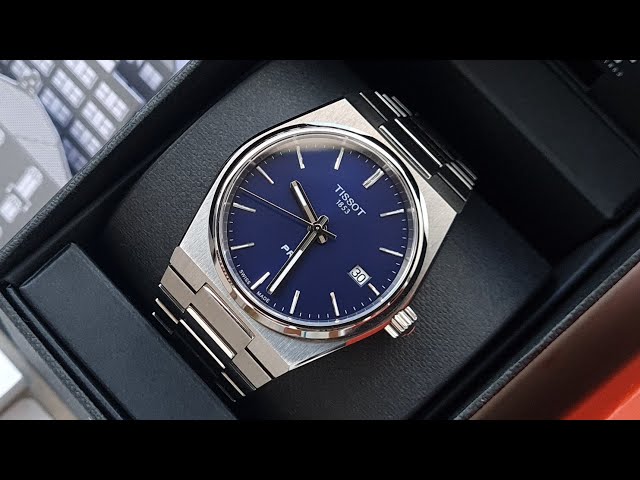Review Tissot PRX 35mm Quartz Movement Blue Dial - YouTube