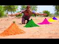 Holi Gulaal Mountain VS Sutli Dhamaka   होली गुलाल सुतली धमाका   Awesome Holi Experiment