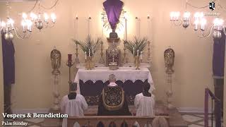 Vespers 7 00 P M EASTERN TIME ET