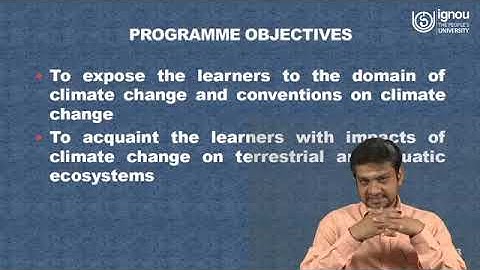 IGNOU Live Session on Introduction of Post Graduate Certificate in Climate Change (PGCCC)
