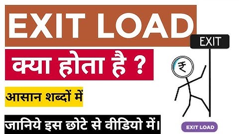 Exit Load Explained in One Minute | OneMinute Investing with Urvish patel