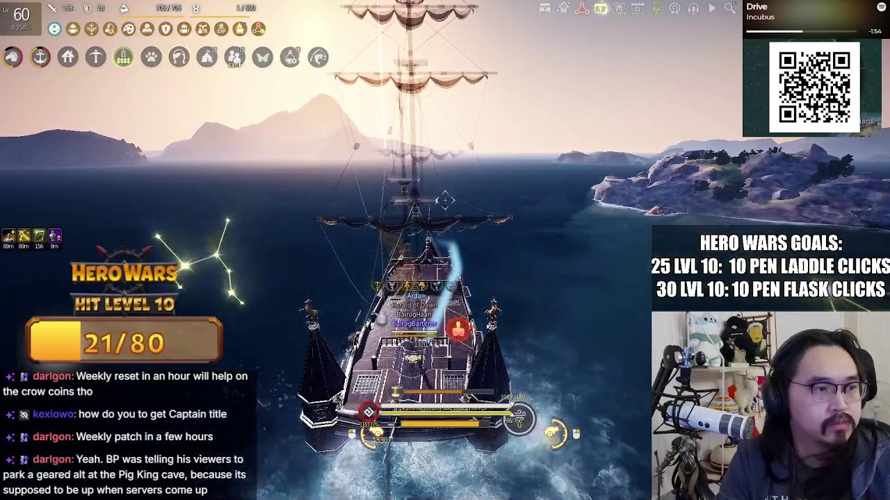 Captain title farming and gamba for lvl 10s in herowars !fractal - YouTube