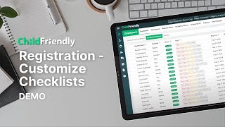 Registration - Customize Checklists - Demo