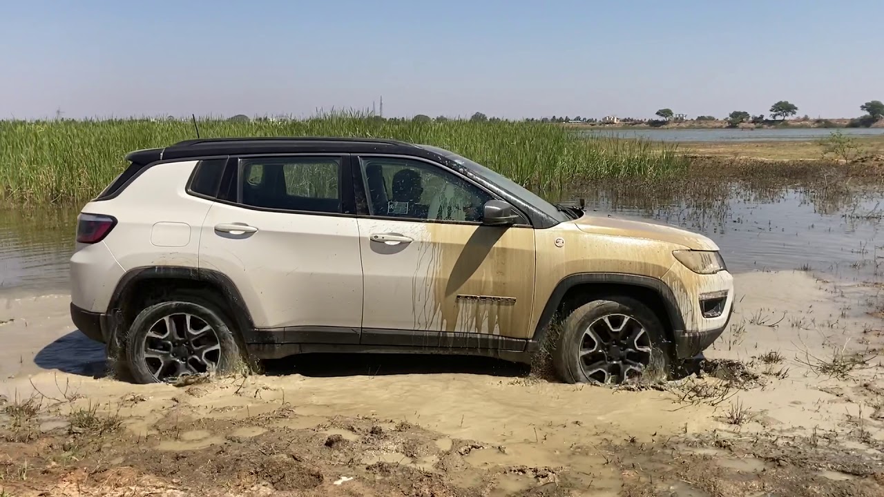 Jeep Compass offroading | trying slush challenge | Trailhawk | Part 1