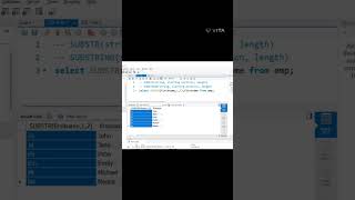 substring function in MYSQL #mysql #mysqltutorials #mysqldatabase #sqlcommands#sql #databaseconcepts