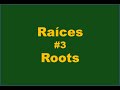 #3 #Raices #Reche #Roots