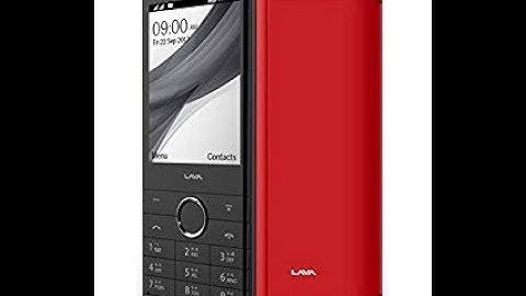 Lava Spark i8 2018 new feature phone