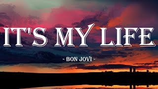 It's My Life - Bon Jovi  ( #lyrics #karaoke #life  ) screenshot 1