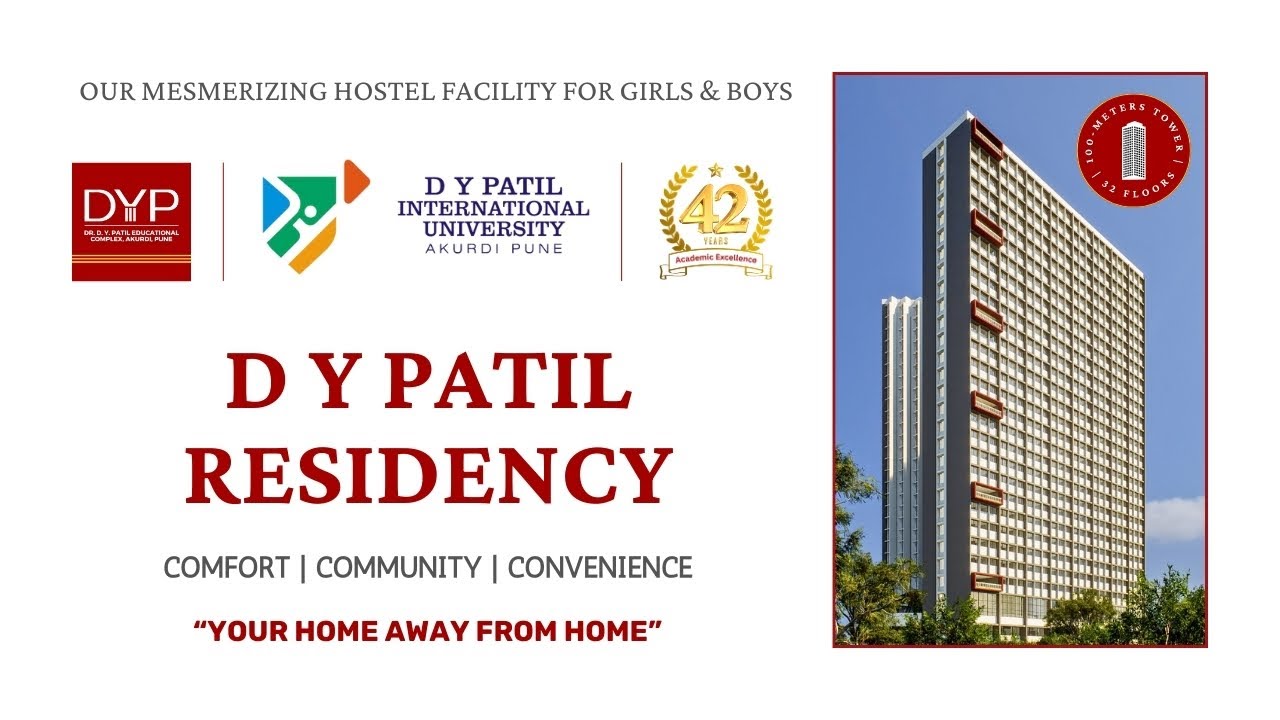 D Y Patil Residency | On-Campus Hostel Facilities | DYPPGDMI