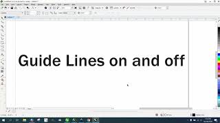 Corel Draw Tips & Tricks Hide Guide Lines and turn them on and off PART 2 Profile