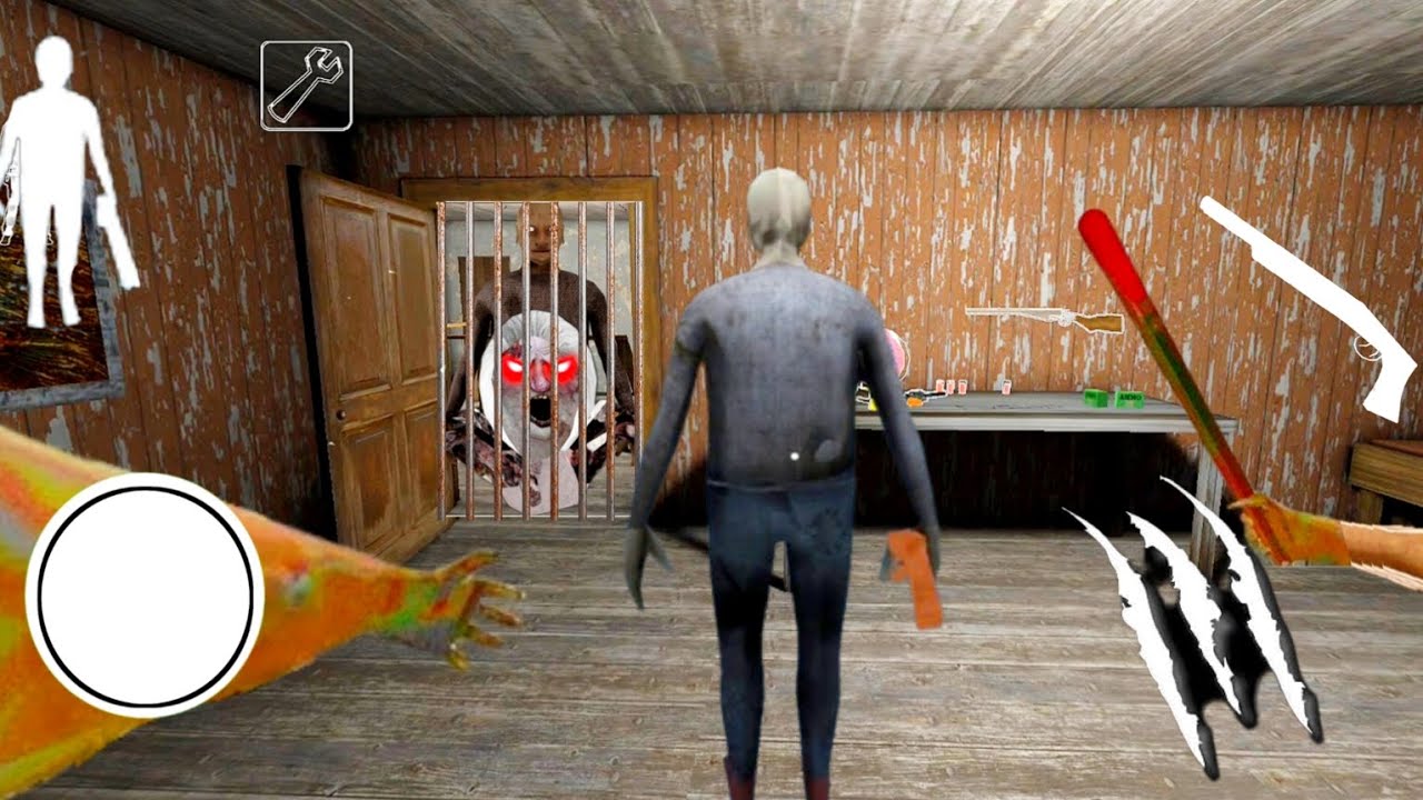 Playing As granny and grandpa again in granny chapter [Good mode menu]