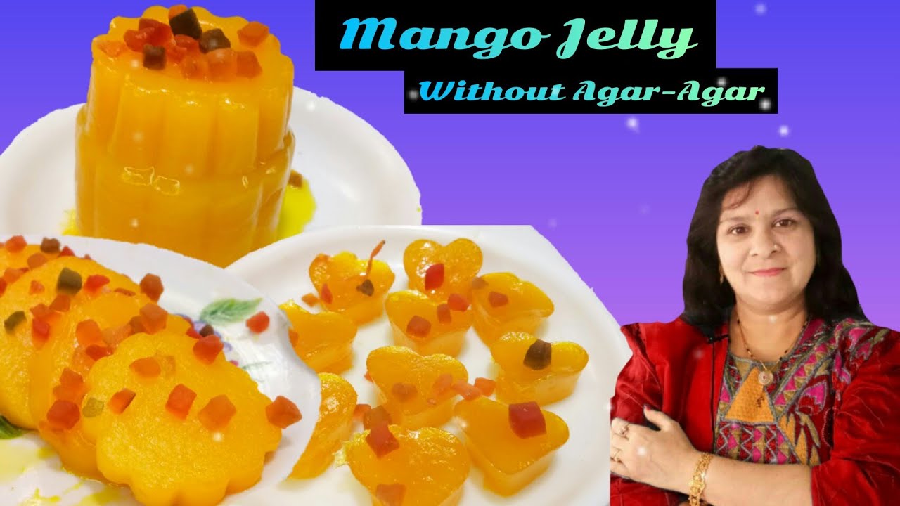 Mango Jelly Recipe - Mango Jelly without Agar Agar - Sweet Mango Dessert Recipe  @KhaaBhaiyaKhaa9