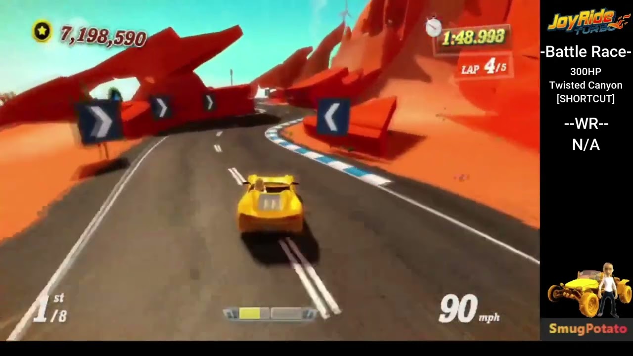 Joy Ride Turbo | Battle Race 300HP | Twisted Canyon SHORTCUT 2:xx