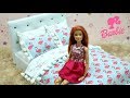 COMO FAZER ROUPA DE CAMA SEM COSTURA PARA BARBIE