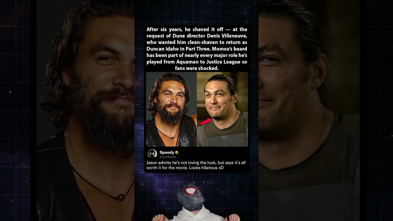 After 6 Years Jason Momoa Shaved Off His Beard Because