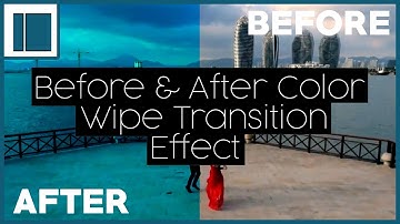 Shortcut Video Editor - Before & After Wipe Transition Effect