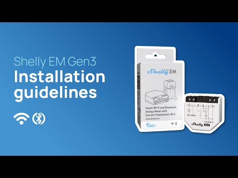 Shelly EM Gen3 - Installation video