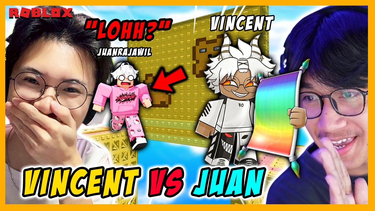 AKU AJAK @Juan Rajawil BALAPAN WALLHOP TAPI AKU DIAM - DIAM PAKAI KARPET WKWKWK - ROBLOX INDONESIA