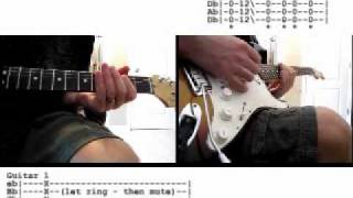 Video thumbnail of "Seether - Burrito guitar cover WITH TABS"