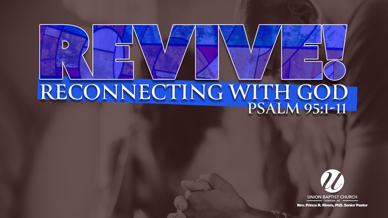 Prince Raney Rivers Pastor Reconnecting With God- Rev. Dr. Prince R. Rivers - YouTube