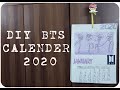 DIY BTS Calender 2020