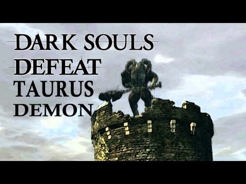 Video: Dark Souls - Taurus Demon Boss Strategie